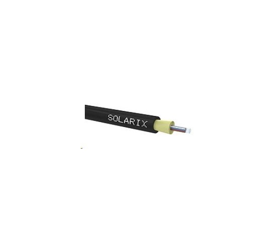 DROP1000 kabel Solarix, 12vl 9/125, 3,8mm, LSOH, černý, cívka 500m