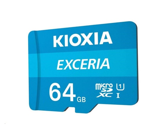 KIOXIA Exceria microSD card 64GB M203, UHS-I U1 Class 10