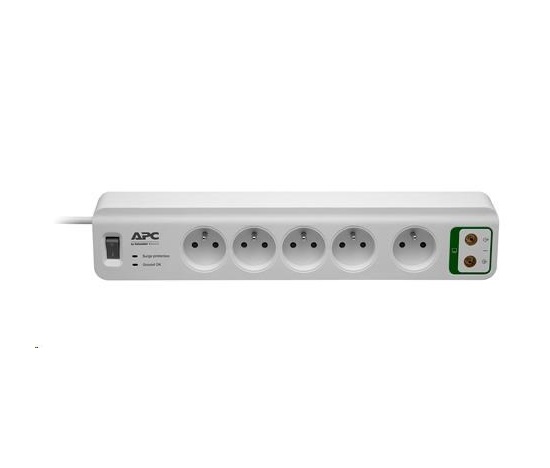APC Essential SurgeArrest 5 outlets with coax protection 230V France, 1.83m