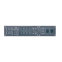 APC Service Bypass Panel- 230V,50A,BBM,IEC320 C20/HW input,IEC-320 Output- (2) C19 (8) C13