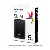 ADATA Externí HDD 1TB 2,5" USB 3.1 HV300, bílá