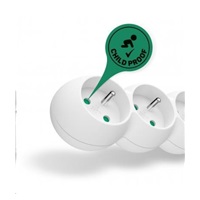 CONNECT IT prodlužovací kabel 230V, 3 zásuvky, 1,5 m, bez vypínače (bílý)