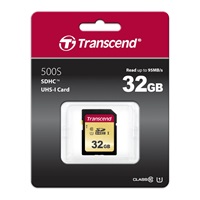 TRANSCEND SDHC karta 32GB 500S, UHS-I U1 (R:95/W:35MB/s)