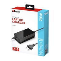 TRUST Univerzální napájecí adaptér pro notebooky Primo 70W-19V Laptop Charger