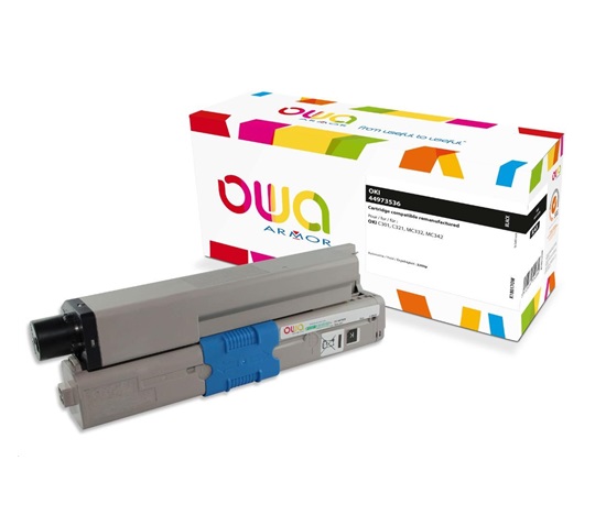 OWA Armor toner pro OKI C301, C321, MC332, MC342, 2200p, 44973536, černá/black