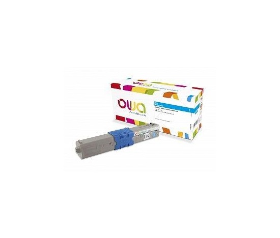OWA Armor toner pro OKI C301, C321, MC332, MC342, 1500p, 44973535, modrá/cyan
