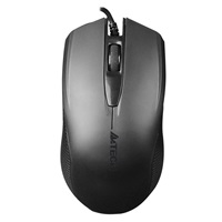 A4tech OP-760 Black, myš, 1 kolečko, 3 tlačítka, USB, černá