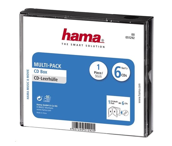Hama multipack na 6 cd, 1 ks