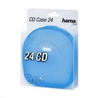 Hama CD Case 24, transparentný modrý