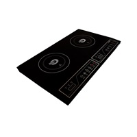 Orava VP-40i indukční dvouplotýnka, 3500 W, LED displej, časovač, 8 úrovní výkonu, 18 dB, černá