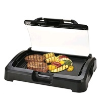 Orava EG-1300 elektrický gril, se skleněným víkem, nastavitelná teplota, světelná signalizace