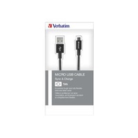 VERBATIM 48866 kabel Micro B USB Cable Sync & Charge 30cm (Black))_O2 polep