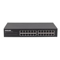 Intellinet 24-port Gigabit Ethernet Switch, 24x GbE, fanless