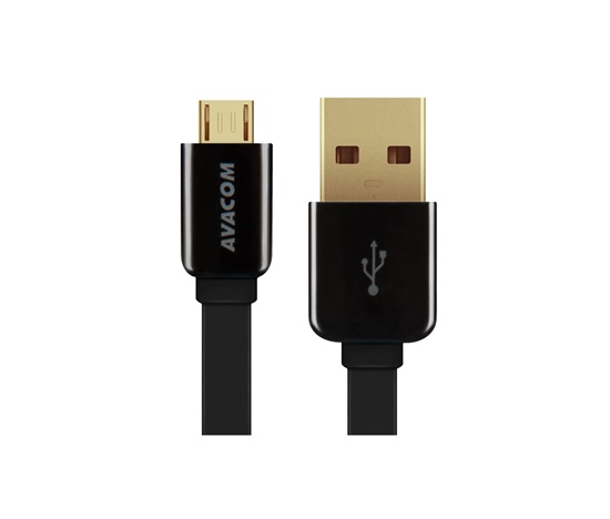 AVACOM MIC-120K kabel USB - Micro USB, 120cm, černá