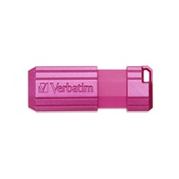 VERBATIM Flash Disk 32GB Hi-Speed Store ‘n‘ Go, Pinstripe, USB 2.0, Hot růžová
