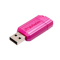 VERBATIM Flash Disk 32GB Hi-Speed Store ‘n‘ Go, Pinstripe, USB 2.0, Hot růžová