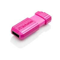 VERBATIM Flash Disk 32GB Hi-Speed Store ‘n‘ Go, Pinstripe, USB 2.0, Hot růžová