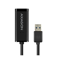 AXAGON ADE-SR, USB-A 3.2 Gen 1 - Gigabit Ethernet síťová karta, auto instal, černá