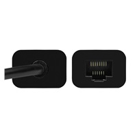 AXAGON ADE-SR, USB-A 3.2 Gen 1 - Gigabit Ethernet síťová karta, auto instal, černá