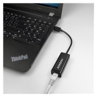 AXAGON ADE-SR, USB-A 3.2 Gen 1 - Gigabit Ethernet síťová karta, auto instal, černá