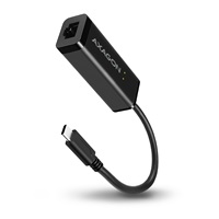 AXAGON ADE-SRC, USB-C 3.2 Gen 1 - Gigabit Ethernet síťová karta, auto instal, černá