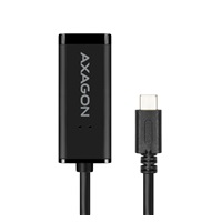 AXAGON ADE-SRC, USB-C 3.2 Gen 1 - Gigabit Ethernet síťová karta, auto instal, černá