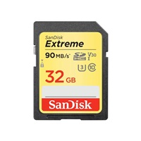 SanDisk 32GB SDHC Card Extreme (90MB/s V30 UHS-I U3) 2-pack