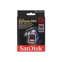 SanDisk SDXC karta 128GB Extreme Pro (300MB/s UHS-II)