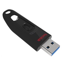 SanDisk Flash Disk 128GB Ultra, USB 3.0, černá (GREAT FOR TV MESSAGE ON PACK)