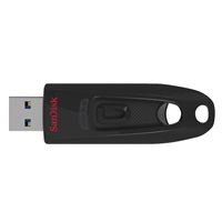 SanDisk Flash Disk 128GB Ultra, USB 3.0, černá (GREAT FOR TV MESSAGE ON PACK)
