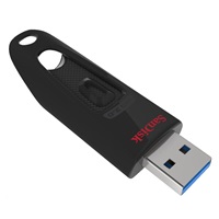 SanDisk Flash Disk 128GB Ultra, USB 3.0, černá (GREAT FOR TV MESSAGE ON PACK)