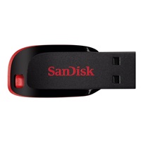 SanDisk Flash Disk 128GB Cruzer Blade, USB 2.0, černá