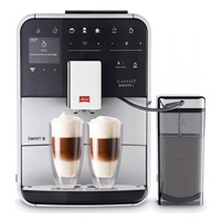 Melitta Barista TS Smart F85/0-101 automatický kávovar, 1450 W, vestavěný mlýnek, nádoba na mléko, SMART, stříbrný