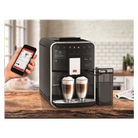 Melitta Barista TS Smart F85/0-101 automatický kávovar, 1450 W, vestavěný mlýnek, nádoba na mléko, SMART, stříbrný