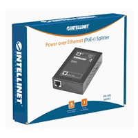 Intellinet 1-port PoE+ Power over Ethernet Splitter, 802.3at/af
