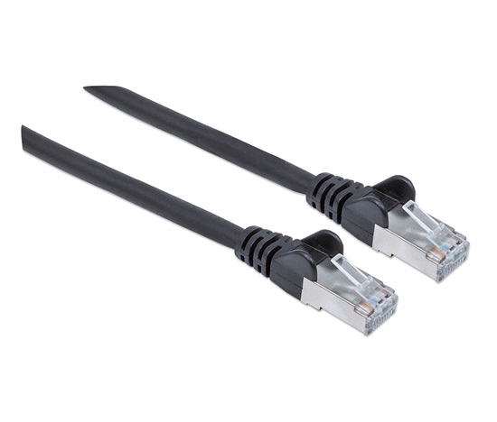 Intellinet patch kabel Cat5e stíněný SFTP 10m černý, cca