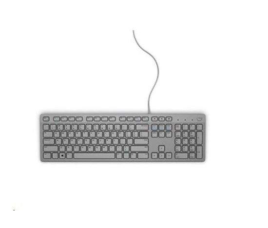 DELL Multimedia Keyboard-KB216 - US International (QWERTY) - Grey (-PL)