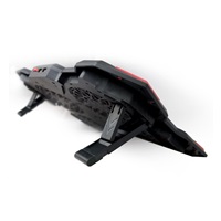 C-TECH chladící podložka pod NTB Zefyros (GCP-01R), casual gaming, 17,3", červené podsvícení, regulace otáček