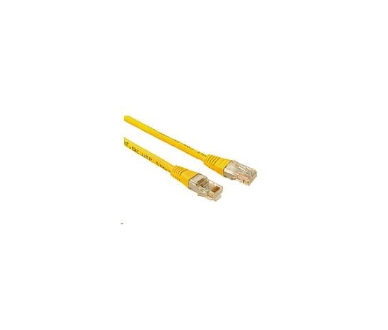 Solarix Patch kabel CAT5E UTP PVC 3m žlutý non-snag-proof