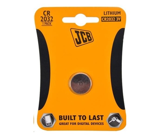 JCB knoflíková lithiová baterie CR2032, blistr 1 ks