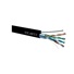 Instalační kabel Solarix venkovní FTP, Cat5E, drát, PE, samonosný, cívka 305m