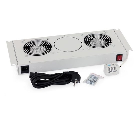 TRITON Ventilační jednotka spodní(horní) pro RBA-A6, RUA-1V-230V/30W termostat, černá