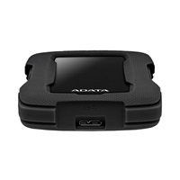 ADATA Externí HDD 1TB 2,5" USB 3.1 HD330, BLACK COLOR BOX, černý (gumový, nárazu odolný)