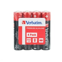 VERBATIM Alkalické baterie AAA, 4 Pack - Shrink, LR3