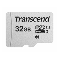 TRANSCEND MicroSDHC karta 32GB 300S, UHS-I U1 + adaptér