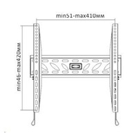 Držák Tv Fiber Novelty FN-44F