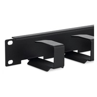 TRITON 19" vyvazovací panel 1U, 6x vyvazovací haček 70x27 mm, černá