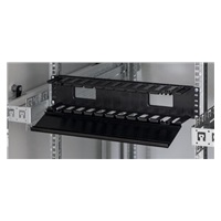 TRITON 19" vyvazovací panel 2U plastový, černá