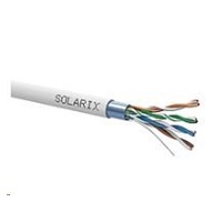 Instalační kabel Solarix FTP, Cat5E, drát, PVC, box 305m