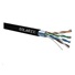 Instalační kabel Solarix venkovní FTP, Cat5E, drát, PE, box 305m